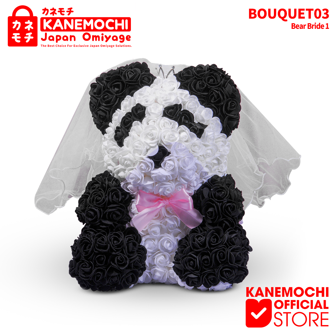 KANEMOCHI TEDDY BEAR ROSE BOUQUET - KANEMOCHI TEDD...