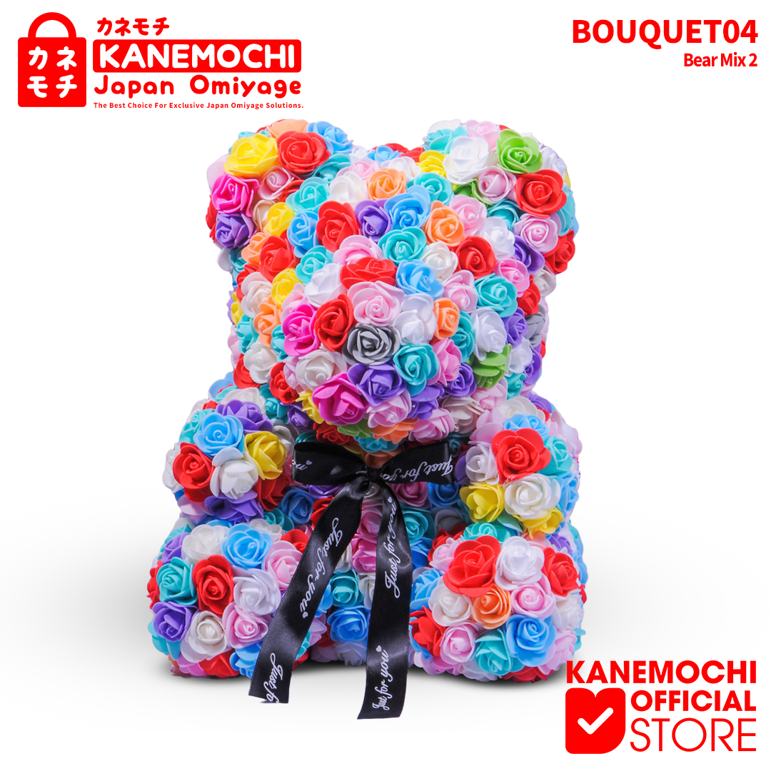 KANEMOCHI TEDDY BEAR ROSE BOUQUET - KANEMOCHI TEDD... - Gambar 2