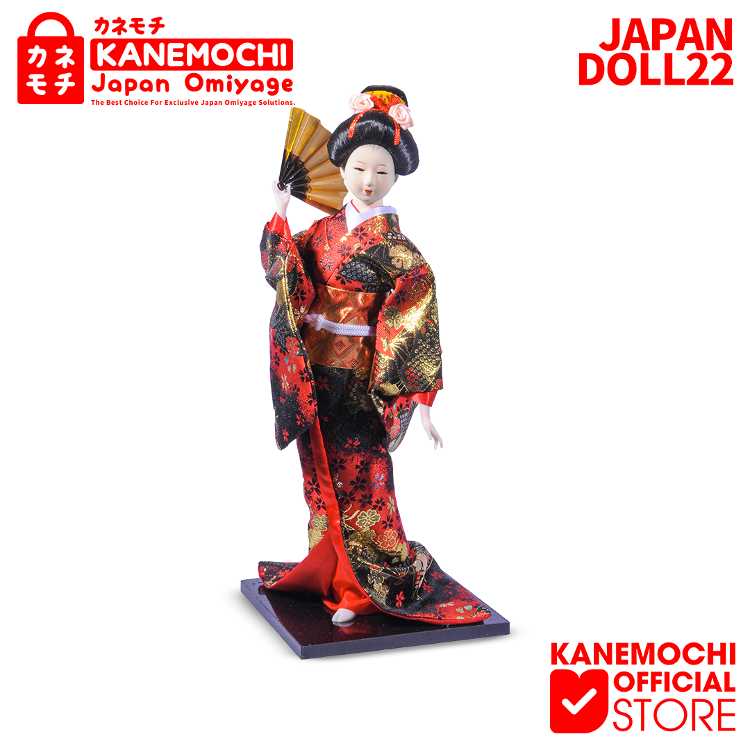 KANEMOCHI JAPAN GEISHA DOLL (43CM) - Patung Hadiah... - Gambar 2