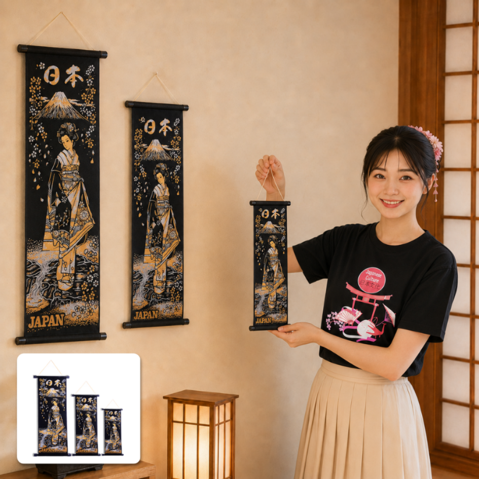 Kakejiku Gold Signature GOLD GEISHA SAKURA JAPAN -...