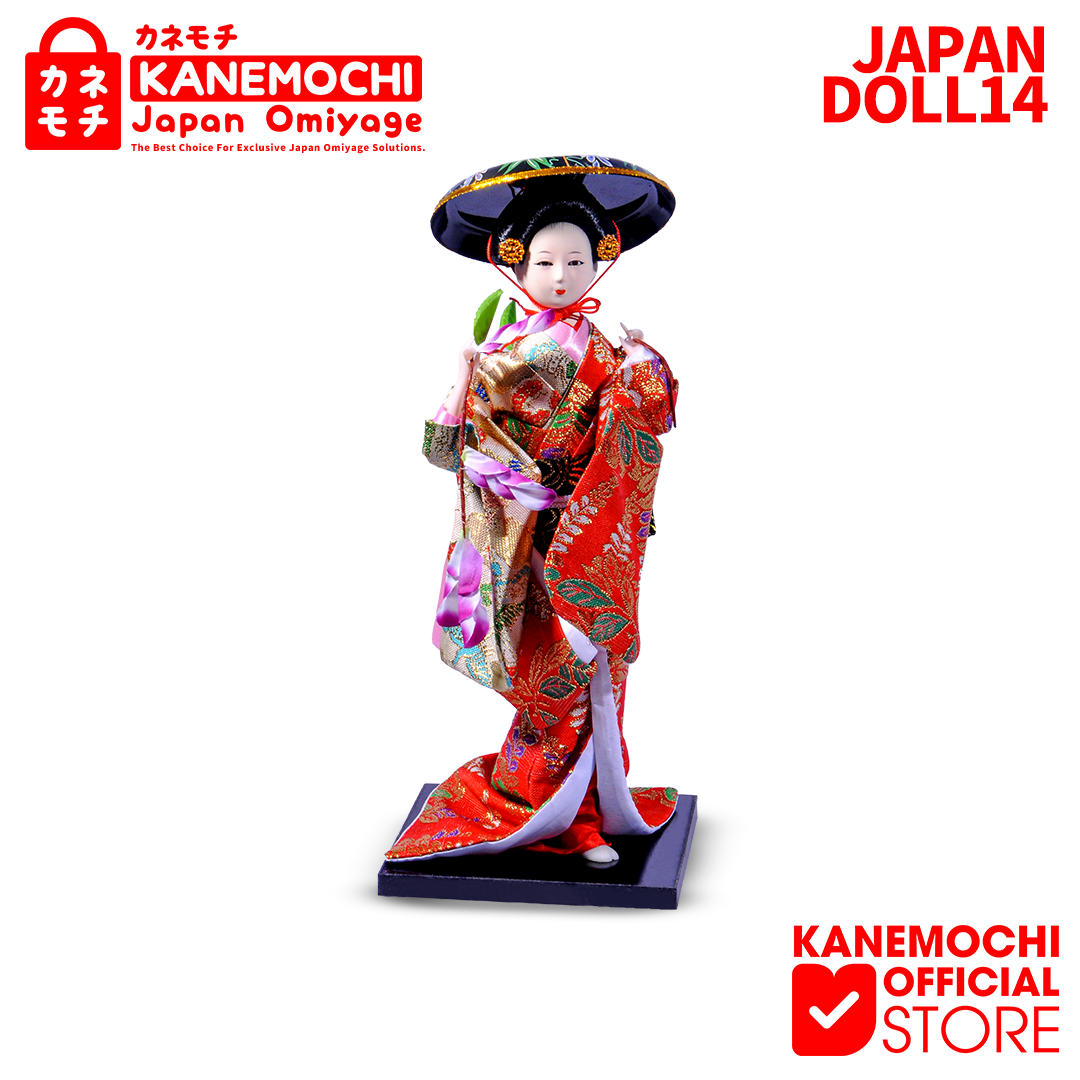 KANEMOCHI JAPAN GEISHA DOLL (30CM) - Souvenir Jepa... - Gambar 4