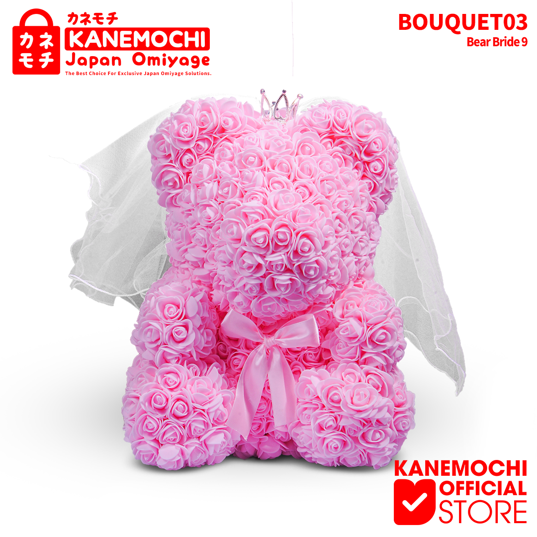 KANEMOCHI TEDDY BEAR ROSE BOUQUET - KANEMOCHI TEDD... - Gambar 9