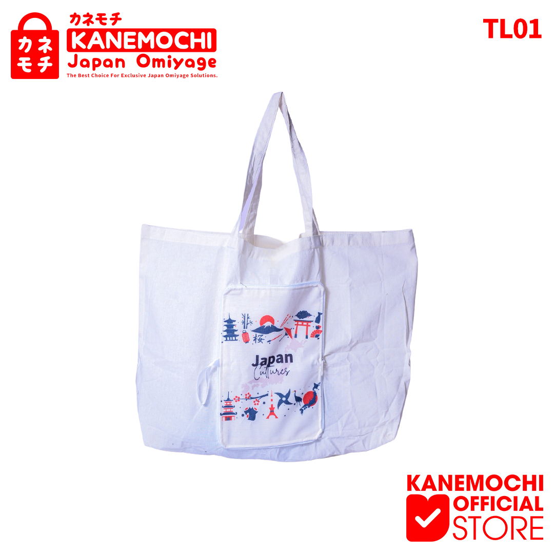 KANEMOCHI BAG / TAS LIPAT KANVAS SERBAGUNA MOTIF J...