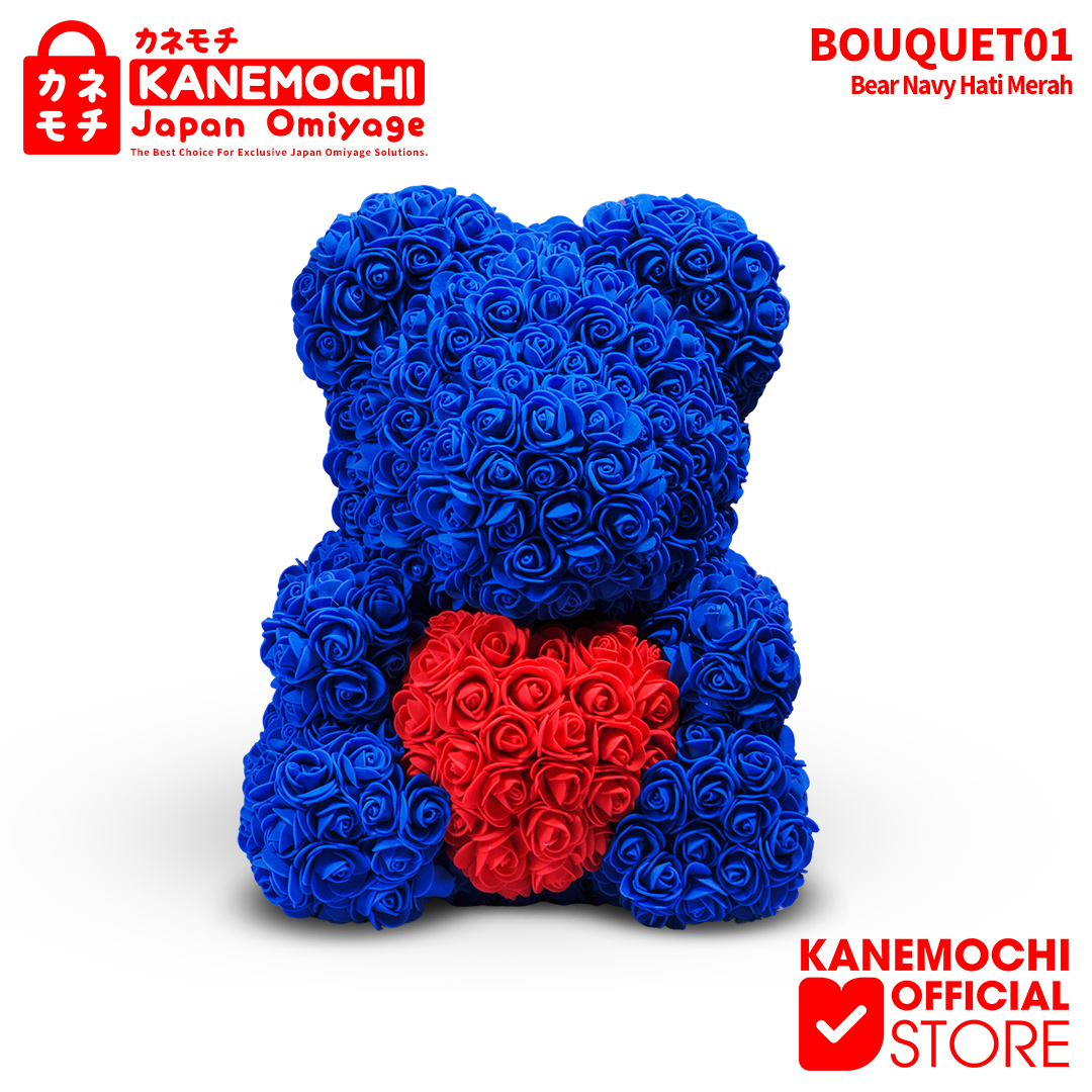KANEMOCHI TEDDY BEAR ROSE BOUQUET - KANEMOCHI TEDD... - Gambar 7