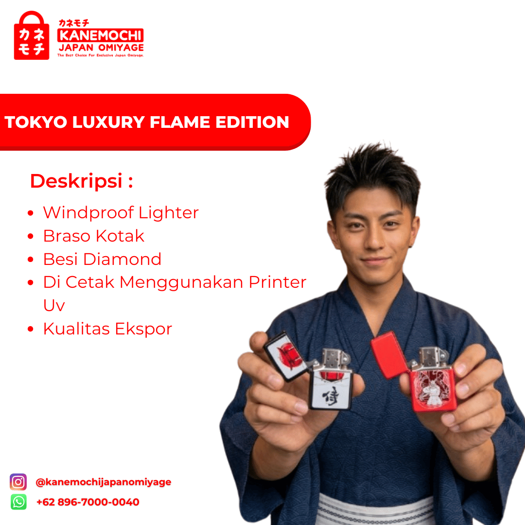TOKYO LUXURY FLAME EDITION - KANEMOCHI ZIPPO - OLE... - Gambar 25