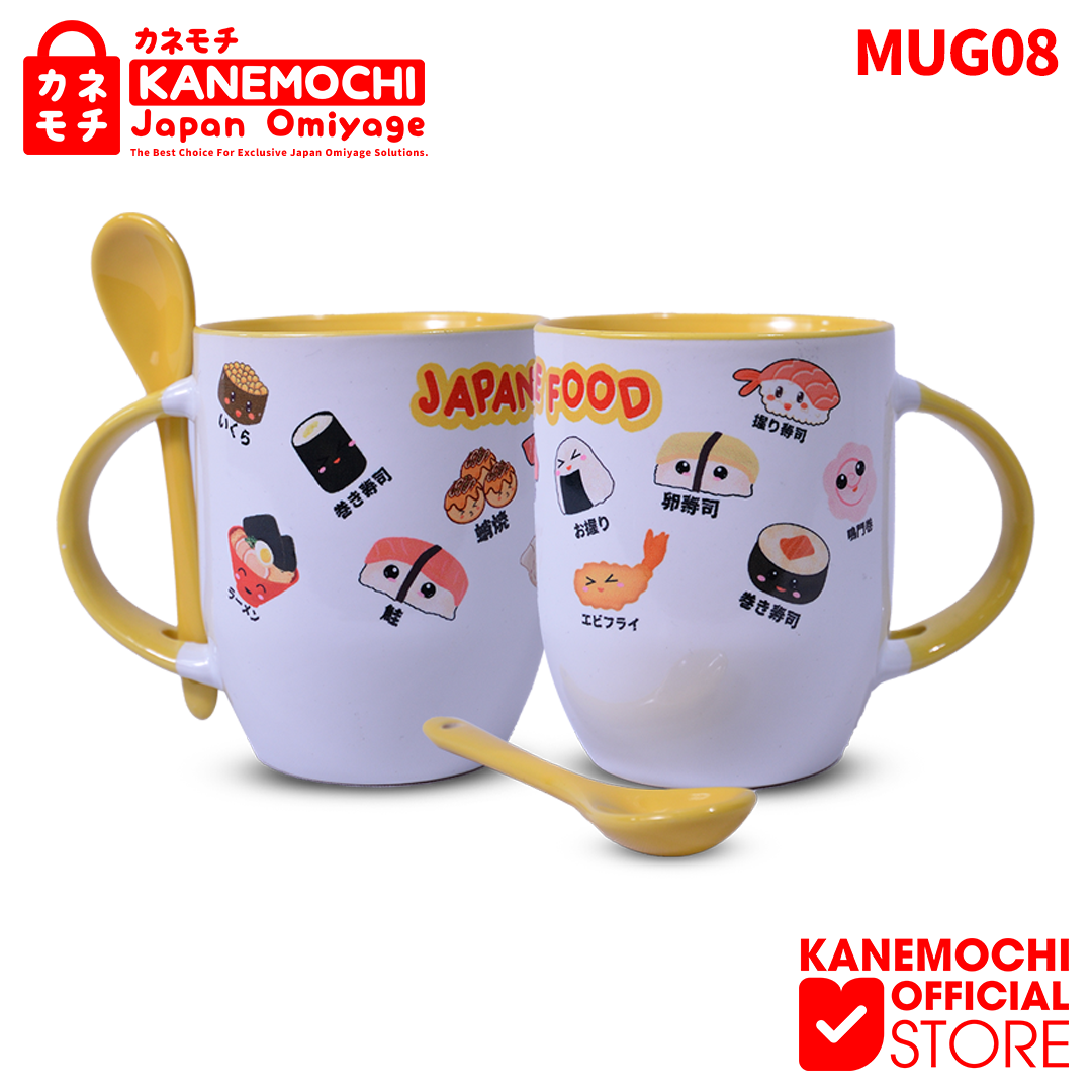 KANEMOCHI MUG KERAMIK + SENDOK (SET)- SOUVENIR PRE... - Gambar 3