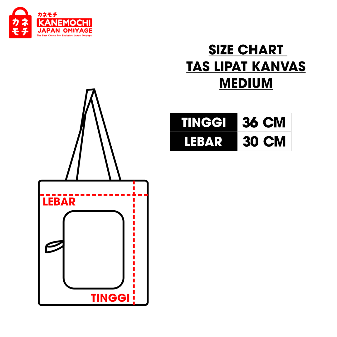 Japanese Smart Fold Bag | Tas Belanja Lipat Motif... - Gambar 34