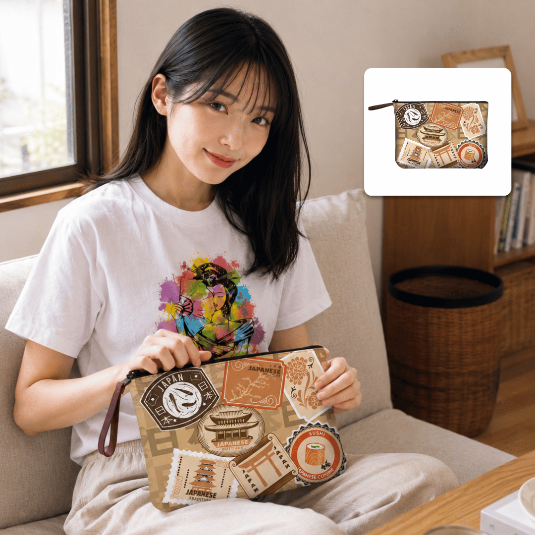 Authentic Japanese Utility Pouch | Pouch Multifung... - Gambar 3