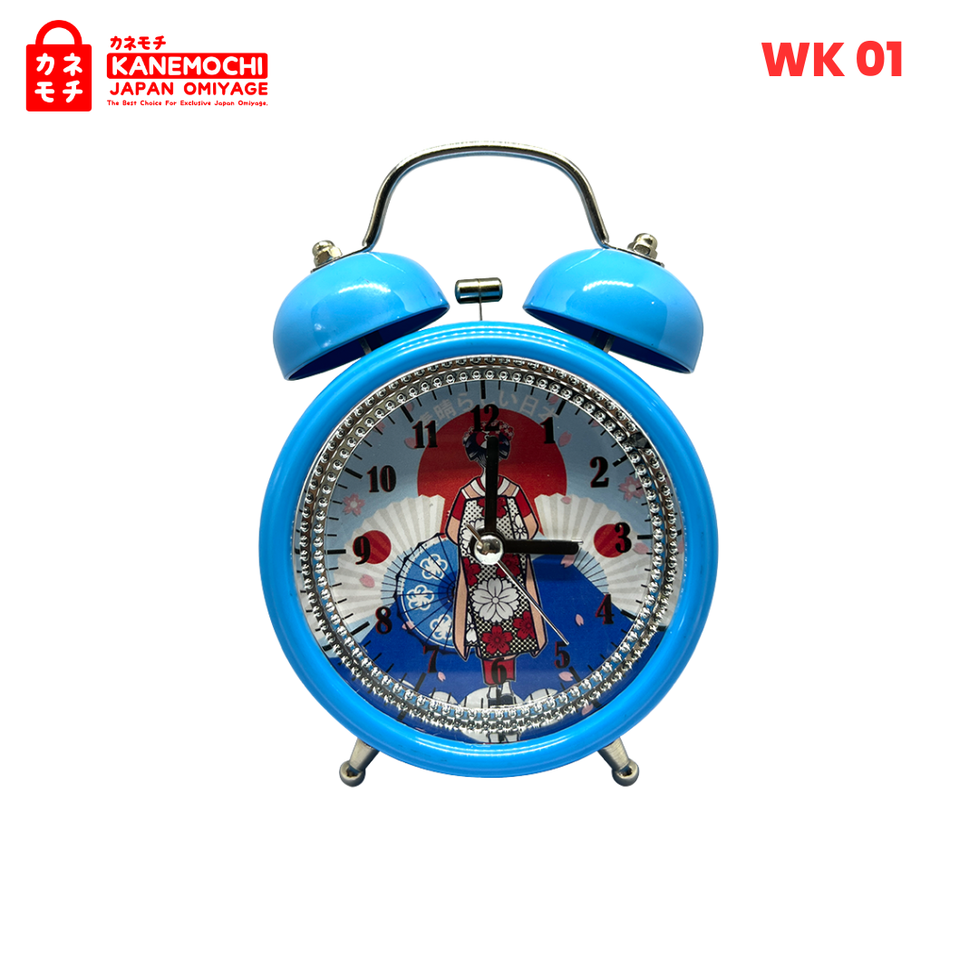 Japanese Heritage Alarm Clock | Jam Weker Motif Je...