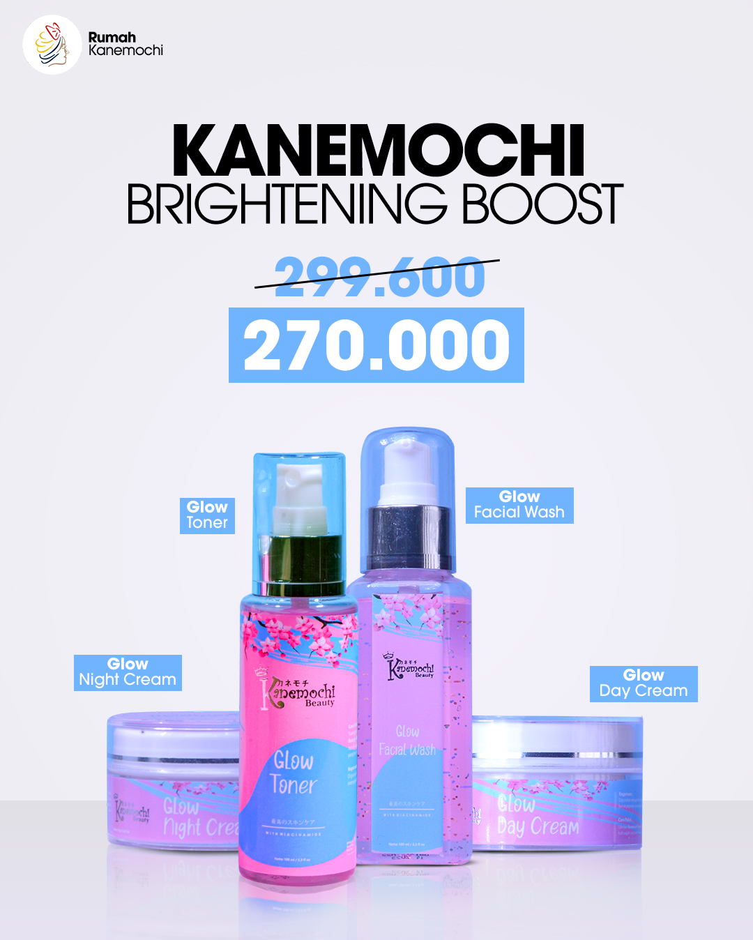 KANEMOCHI CARE PINK MAGIC GLOW SOAP - BRIGHTENING...