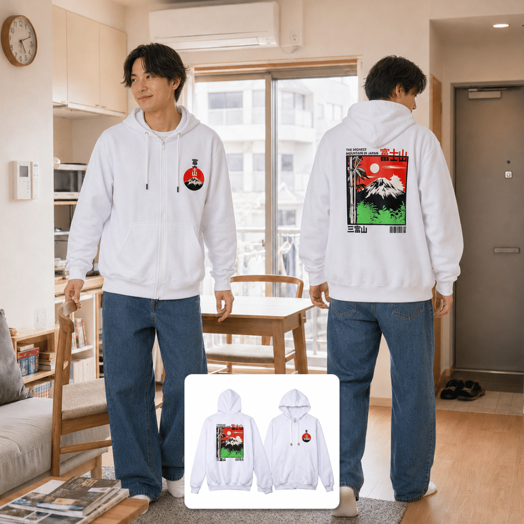 Tokyo Streetwear Zip Hoodie TOKYO JAPAN ALLSIZE &...