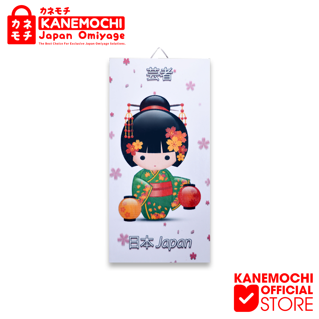 Kanemochi Hiasan Dinding Geisha Kayu - Pajangan di...