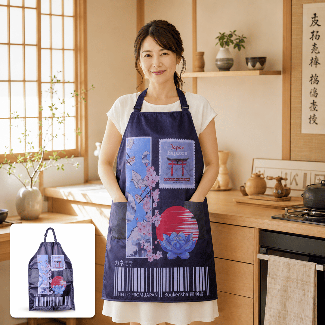Signature Culinary Apron - Kanemochi Celemek Masak... - Gambar 9