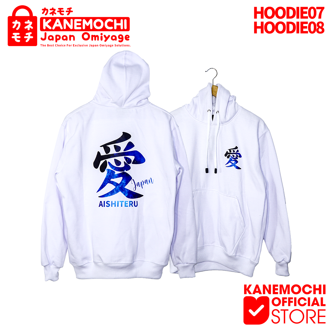 KANEMOCHI HOODIE PULLOVER AISHITERU JAPAN ALL SIZE... - Gambar 5