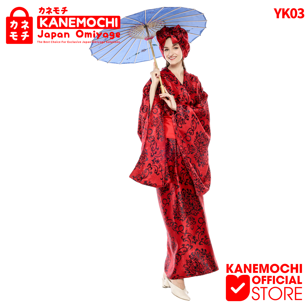 KANEMOCHI YUKATA WANITA BLACKOUT - YUKATA BAJU TRA... - Gambar 2