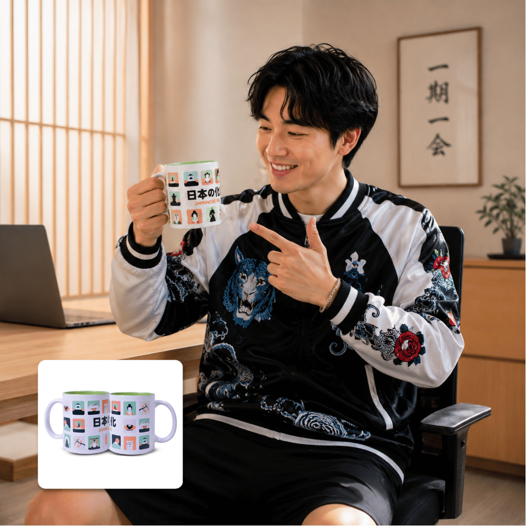 Japanese Heritage Mug | Gelas Keramik Jepang | Can... - Gambar 9