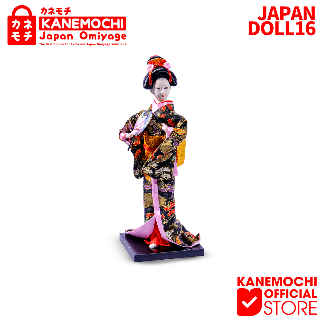KANEMOCHI JAPAN GEISHA DOLL (26CM) - Souvenir Jepa... - Gambar 2