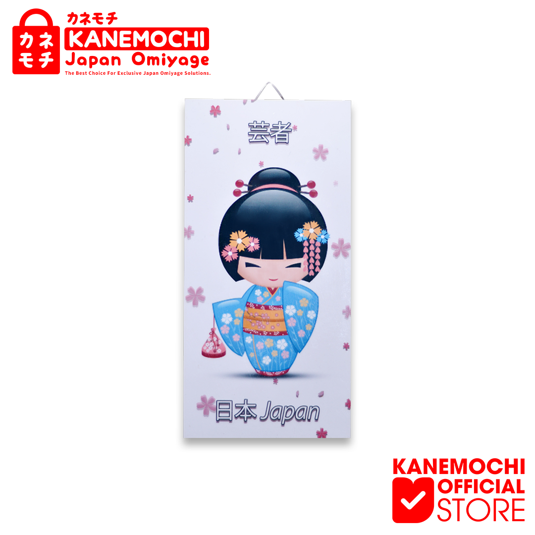 Kanemochi Hiasan Dinding Geisha Kayu - Pajangan di... - Gambar 2