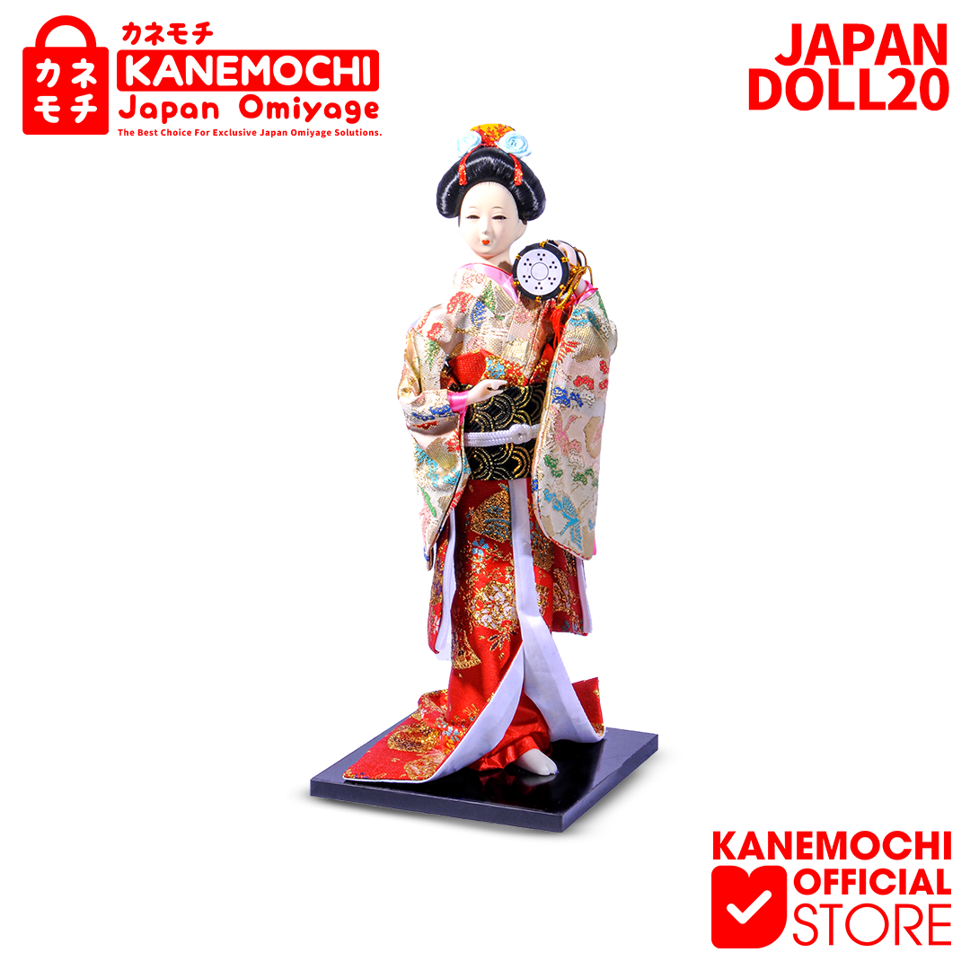 KANEMOCHI JAPAN GEISHA DOLL (38CM) - Souvenir Jepa... - Gambar 6