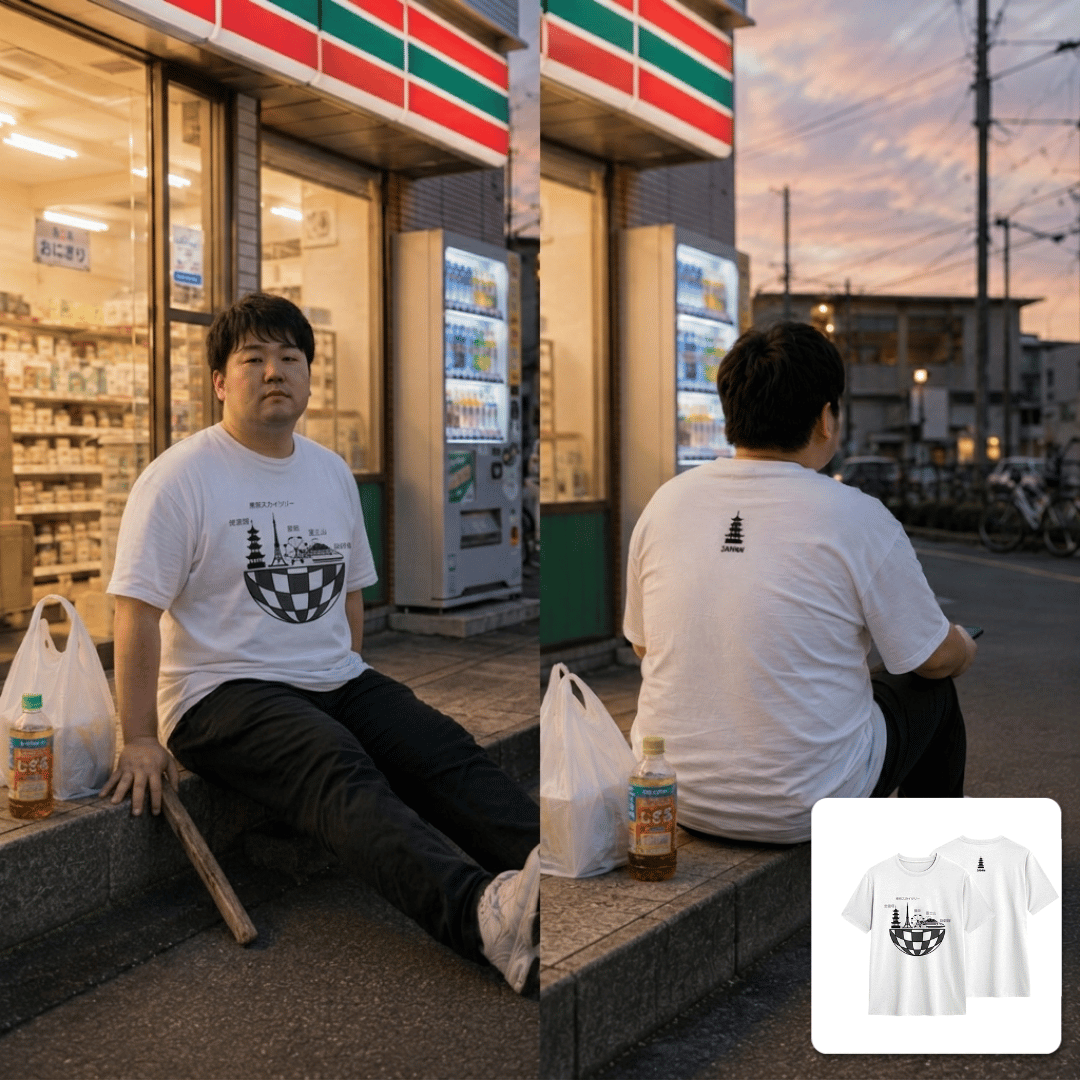 JAPANESE SIGNATURE TEE PEARL EDITION -T SHIRT PRIA... - Gambar 2