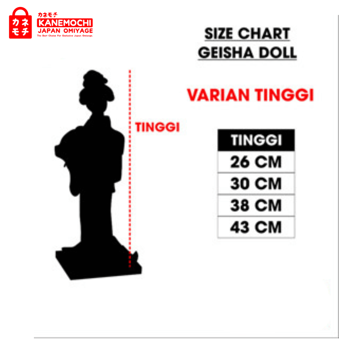 Kyoto Geisha Heritage Masterpiece Size 43 CM | Fig... - Gambar 5