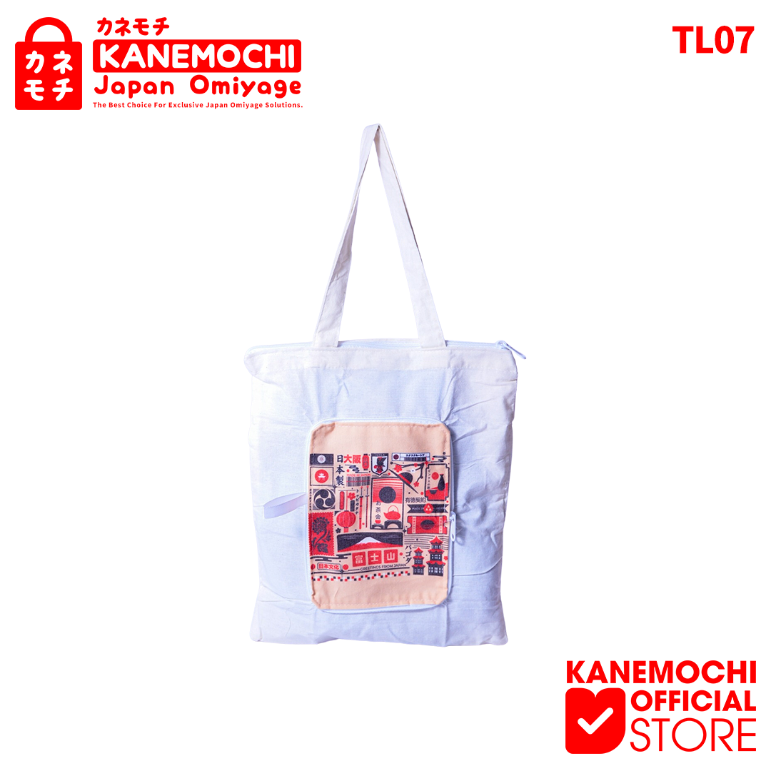 KANEMOCHI BAG / TAS LIPAT KANVAS SERBAGUNA MOTIF J... - Gambar 7