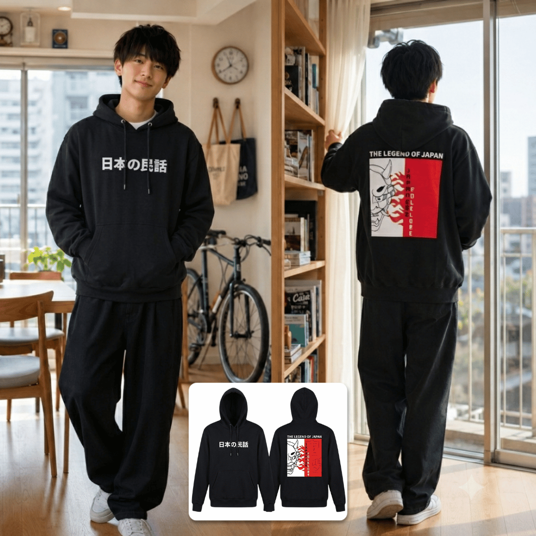 Japanese Oversized Street Hoodie | JAPAN ALLSIZE &... - Gambar 6