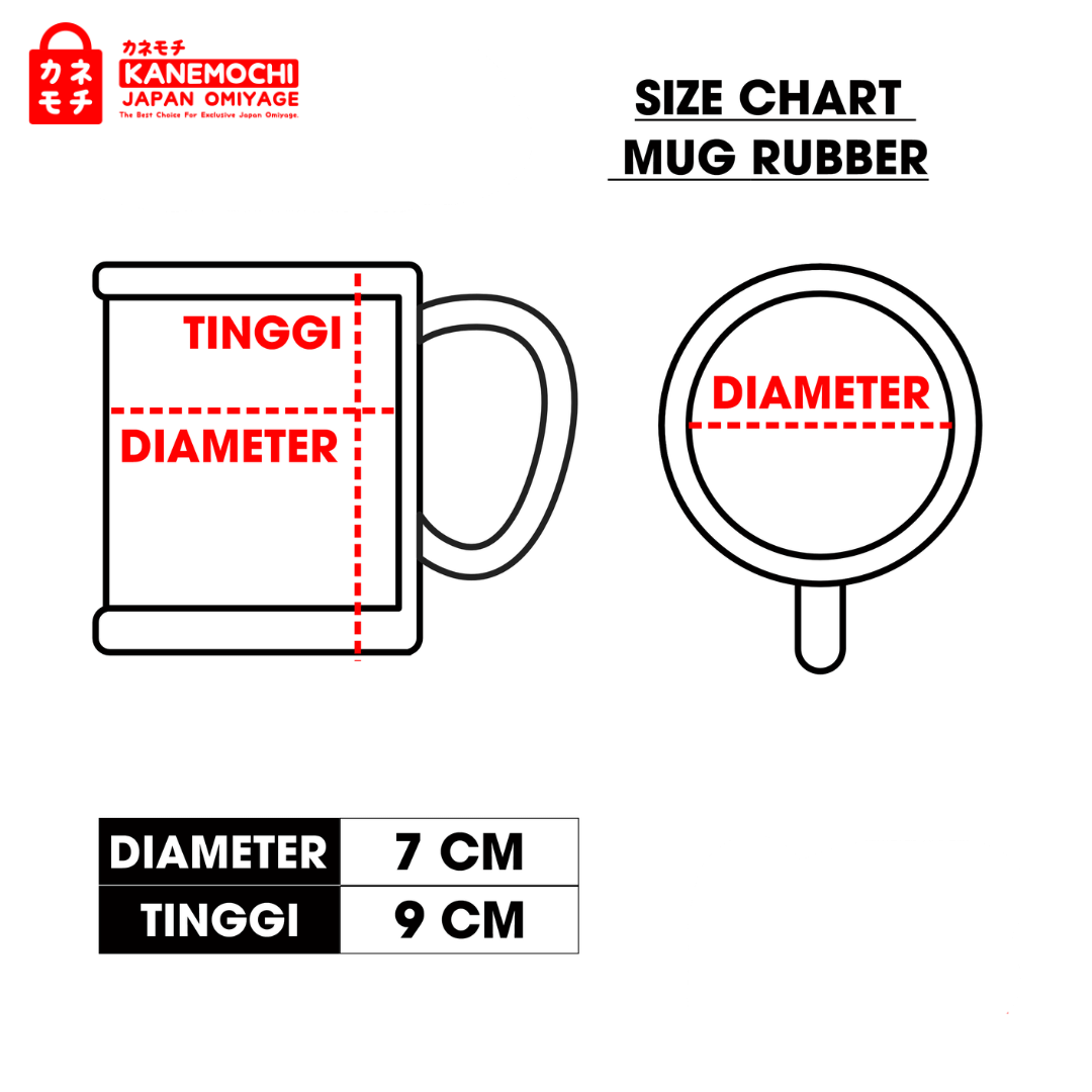 Tokyo Daily Mug | Mug Rubber Timbul Jepang | Gelas... - Gambar 7