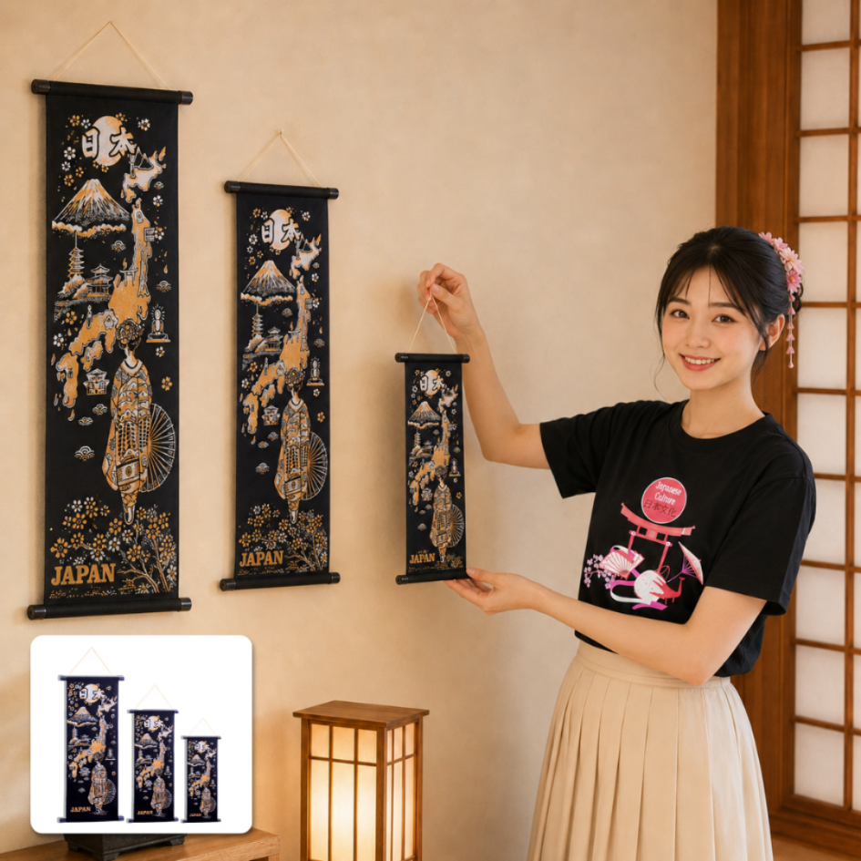 Kakejiku Gold Signature GOLD GEISHA NIHON CHIZU JA...