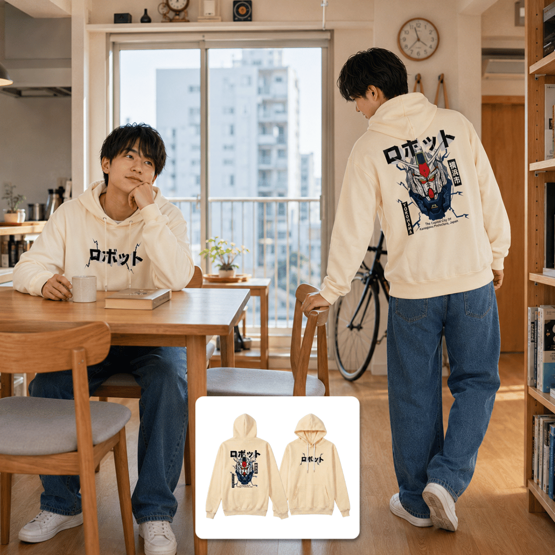 Japanese Oversized Street Hoodie | JAPAN ALLSIZE &... - Gambar 5