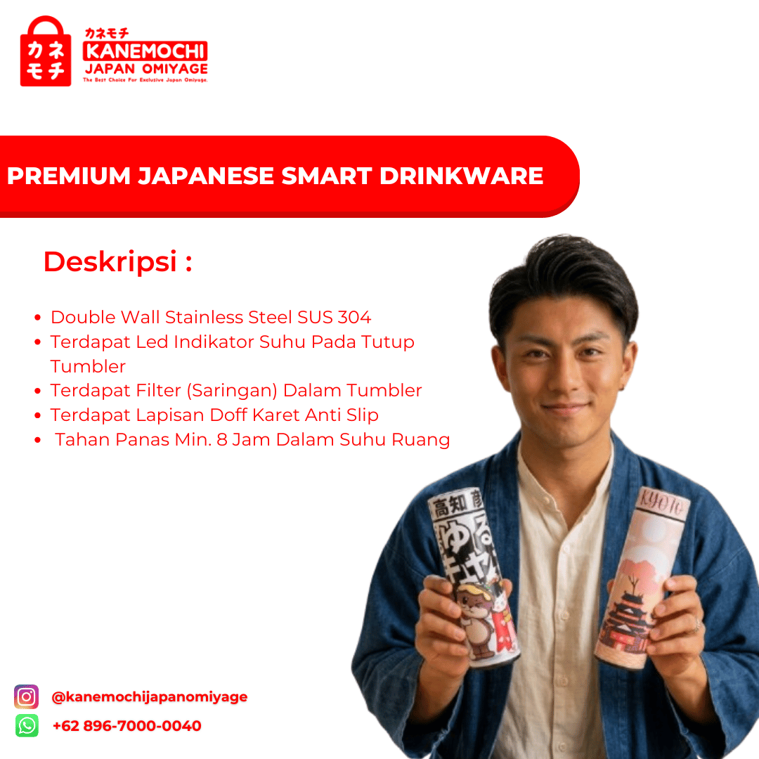 Premium Japanese Smart Drinkware- Desain Jepang un... - Gambar 9
