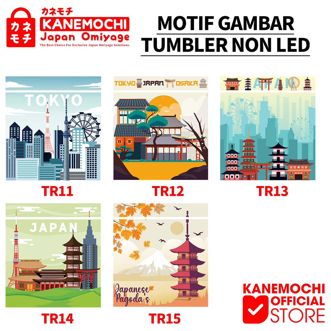 Kanemochi Tumbler Stainless Steel NON LED - Desain... - Gambar 2