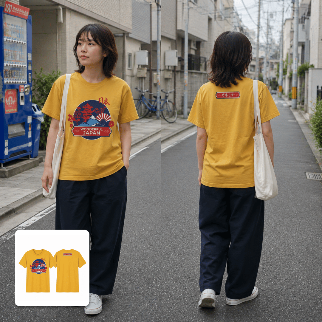 KANEMOCHI T-SHIRT / KAOS PREMIUM MOTIF WONDERFUL J... - Gambar 3