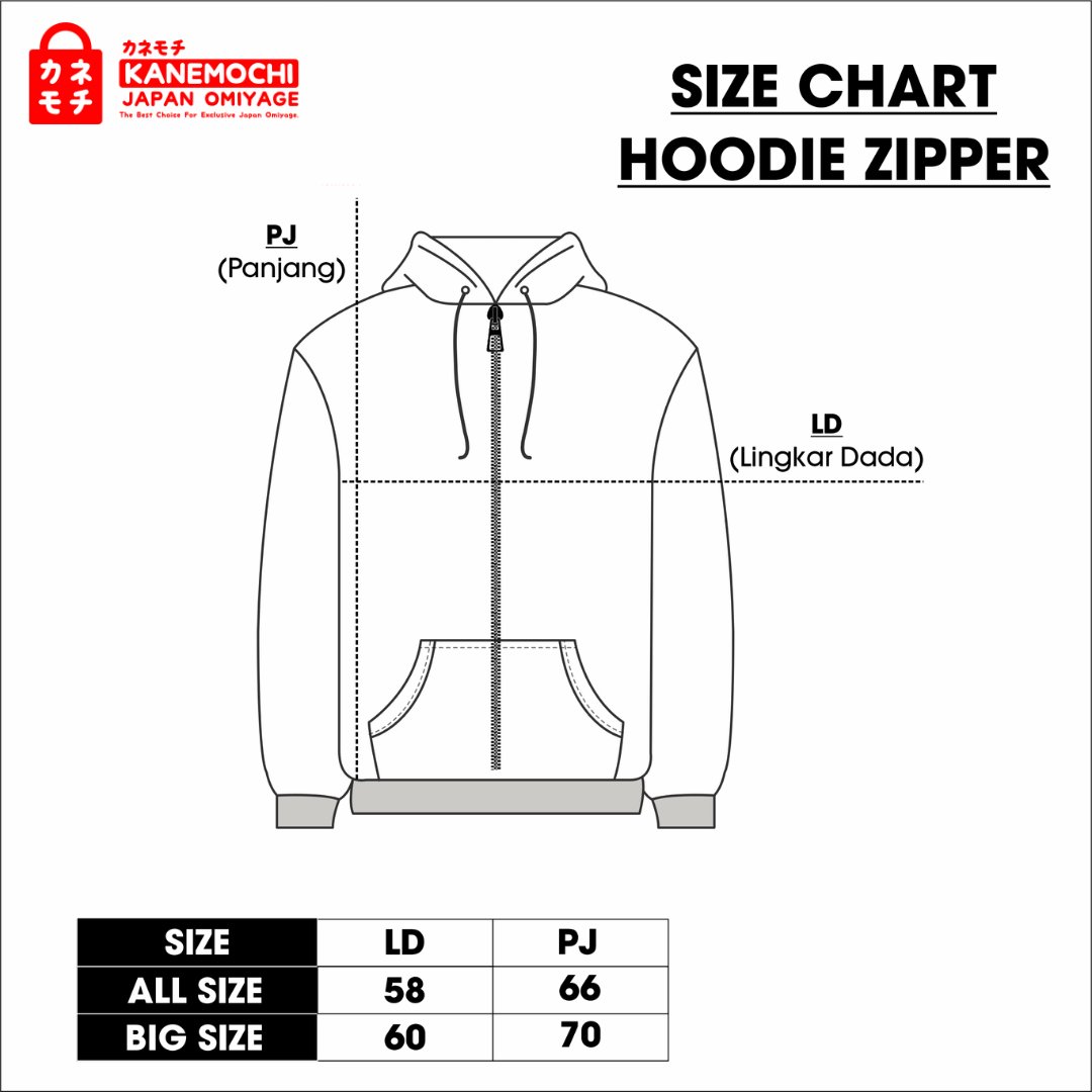 Tokyo Streetwear Zip Hoodie TOKYO JAPAN ALLSIZE &... - Gambar 13