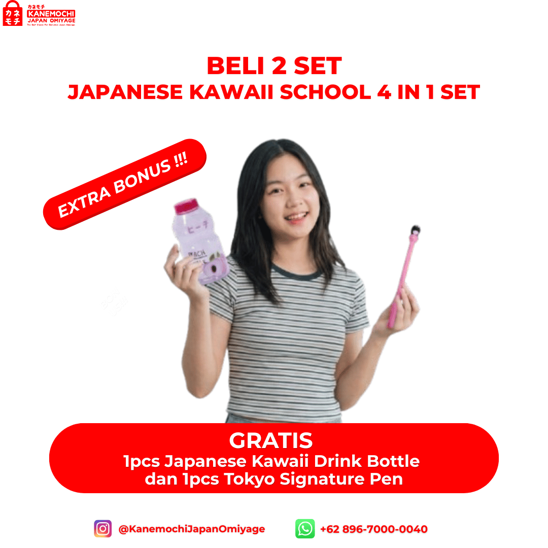 Japanese Kawaii School 4 in 1 Set | Tas Sekolah An... - Gambar 9