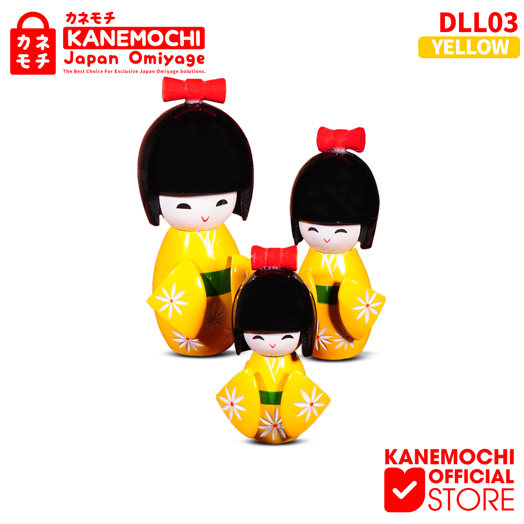 KANEMOCHI GEISHA SET KAYU - MINIATUR DEKORASI TRAD... - Gambar 3