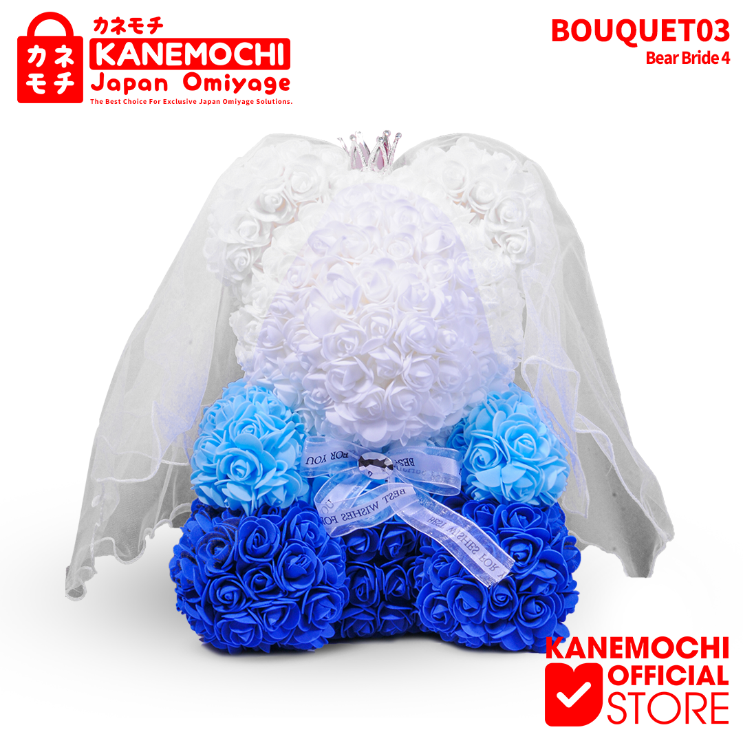 KANEMOCHI TEDDY BEAR ROSE BOUQUET - KANEMOCHI TEDD... - Gambar 4