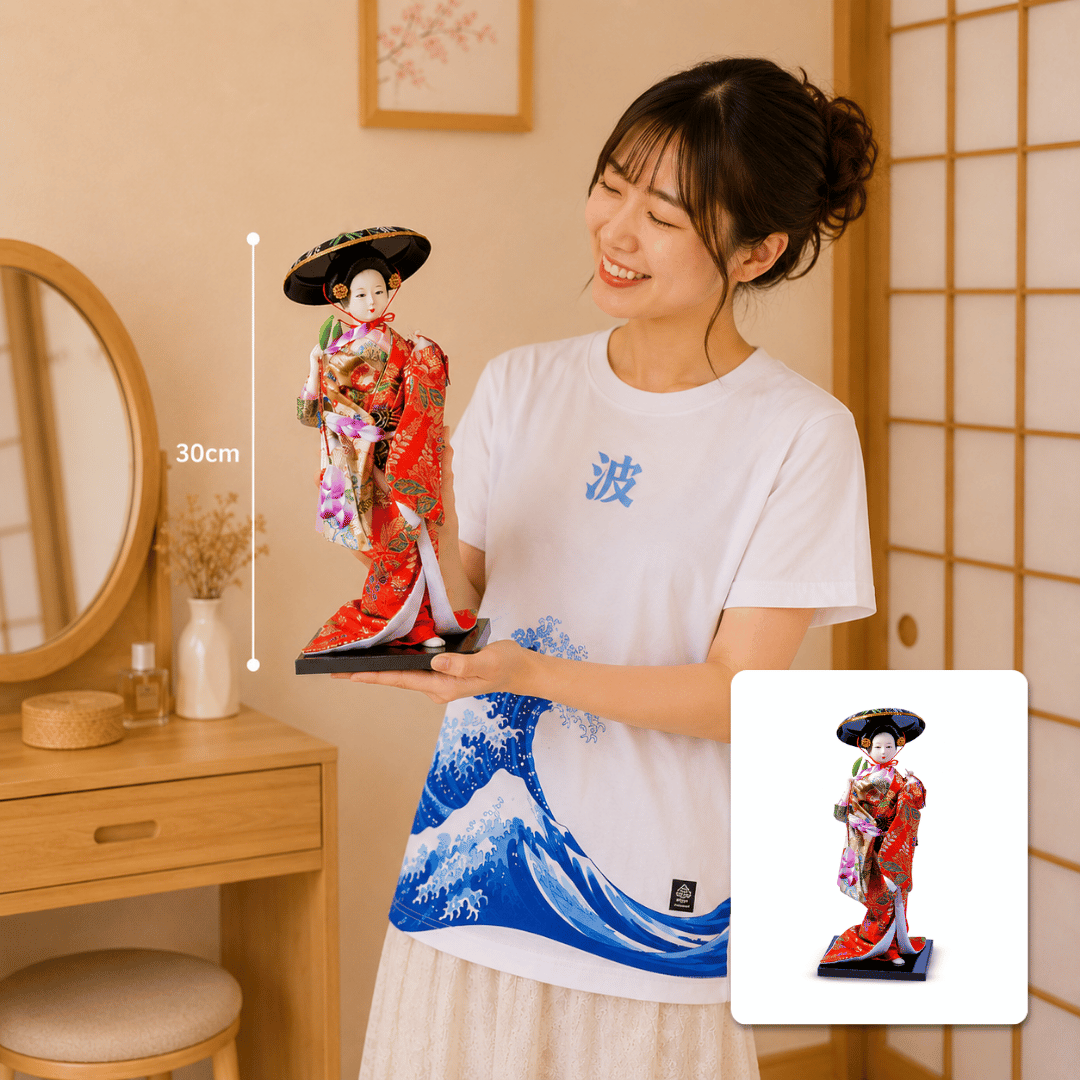 Kyoto Geisha Heritage Masterpiece Size 30 CM | Pat... - Gambar 9