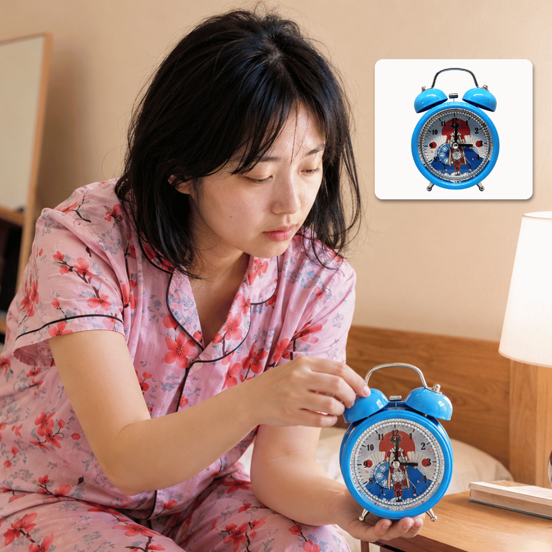 Japanese Heritage Alarm Clock | Jam Weker Motif Je... - Gambar 4