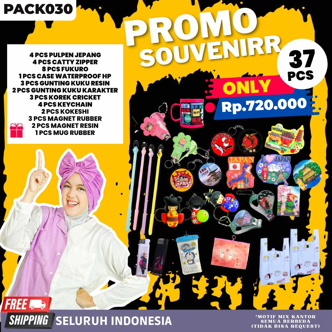 KANEMOCHI SOUVENIR - PROMO SOUVENIR 37 PCS