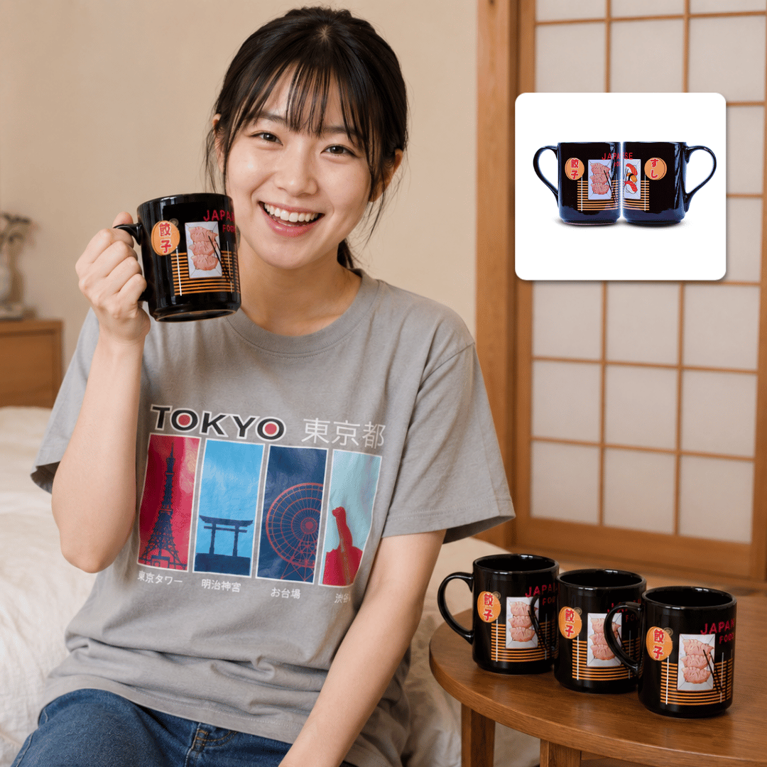 Tokyo Black Label Mug | Mug Keramik Motif Jepang H... - Gambar 11