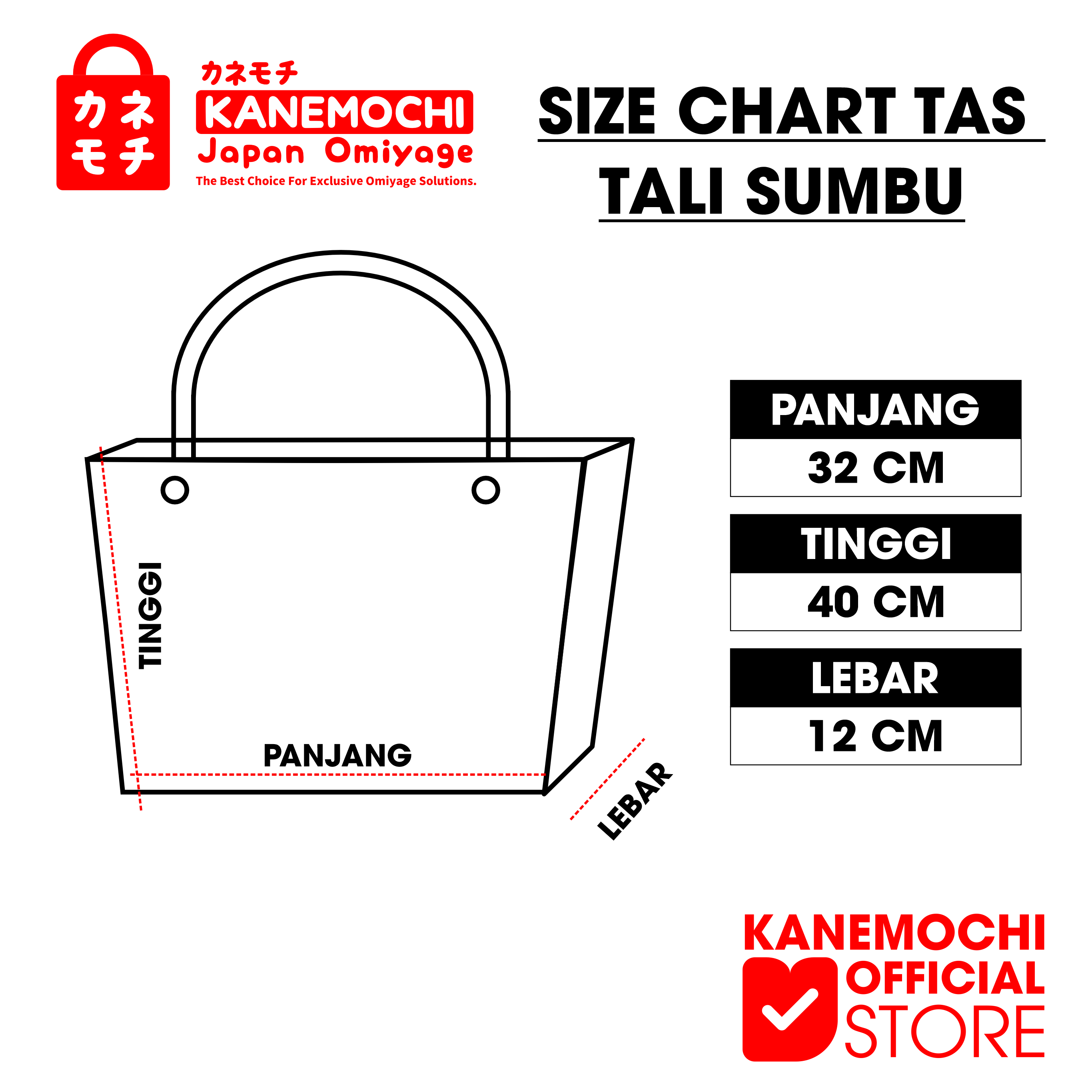 KANEMOCHI BAG - KANEMOCHI TAS TALI SUMBU BESAR MOT... - Gambar 6