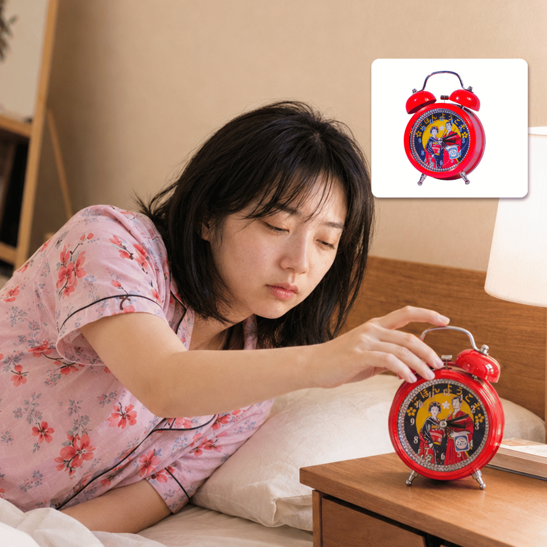 Japanese Heritage Alarm Clock | Jam Weker Motif Je... - Gambar 6