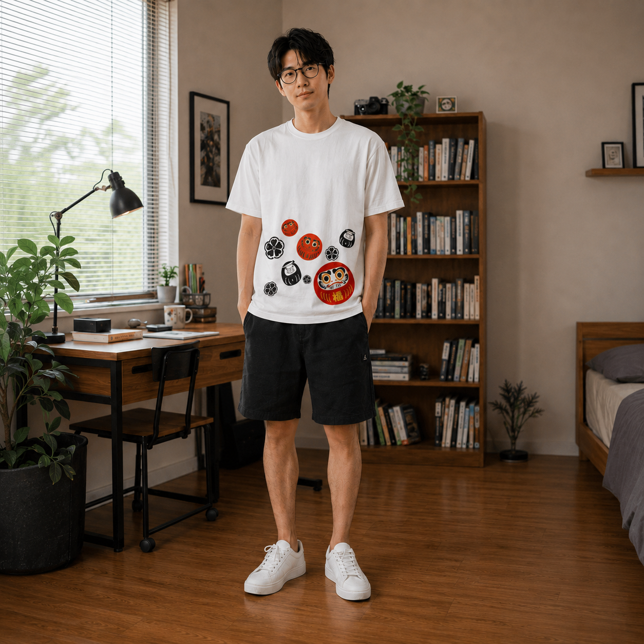 LEGACY COLLECTION TEE DARUMA (WHITE) - KAOS COMBED... - Gambar 2