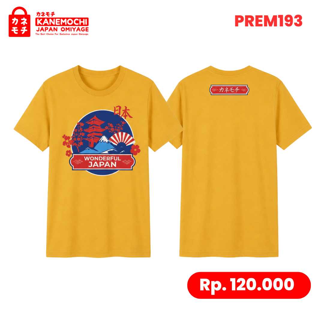 KANEMOCHI T-SHIRT / KAOS PREMIUM MOTIF WONDERFUL J...