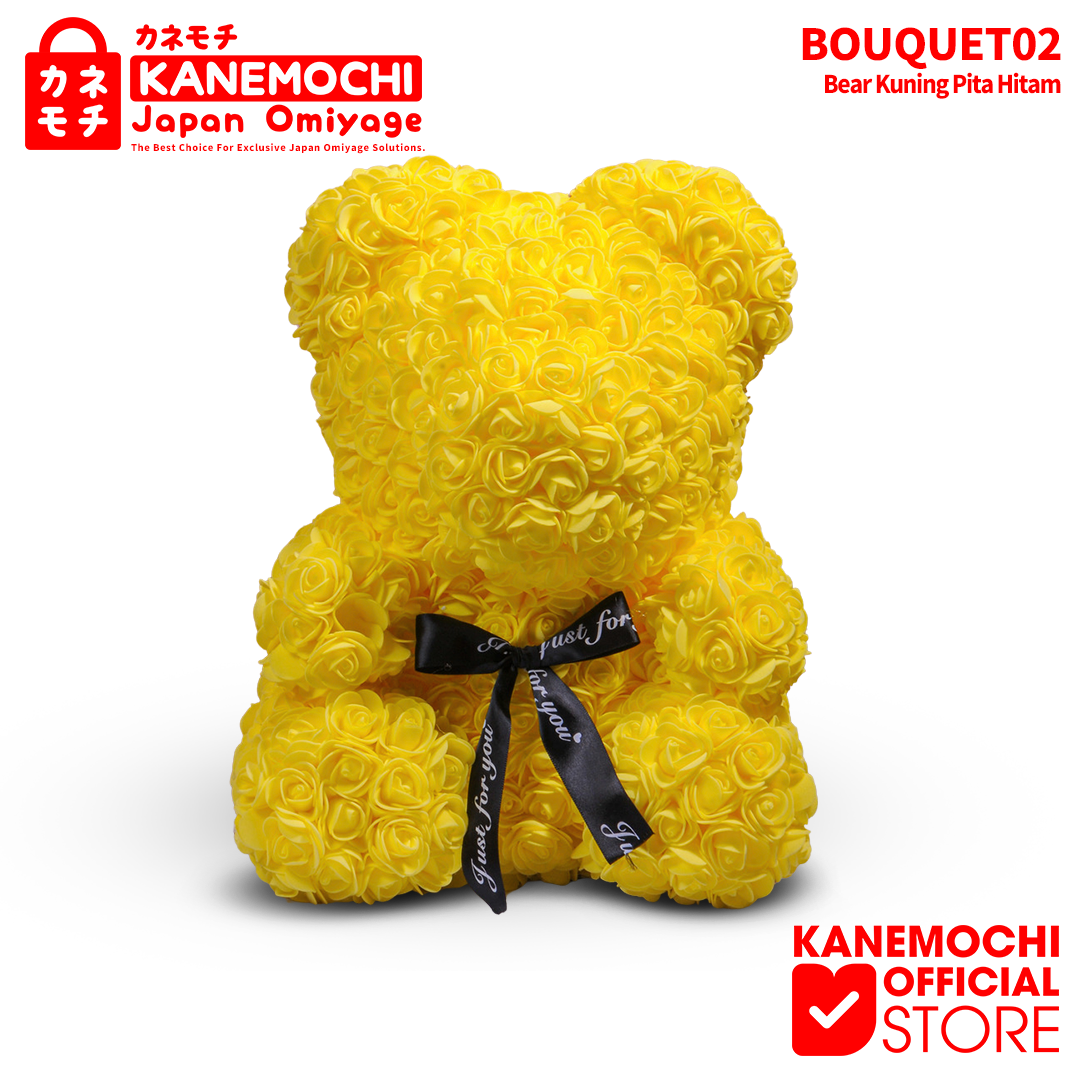 KANEMOCHI TEDDY BEAR ROSE BOUQUET - KANEMOCHI TEDD... - Gambar 8