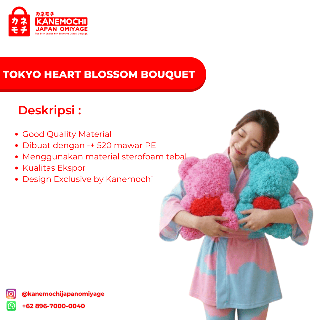Tokyo Heart Blossom Bouquet - SURPRISE ULANG TAHUN... - Gambar 12