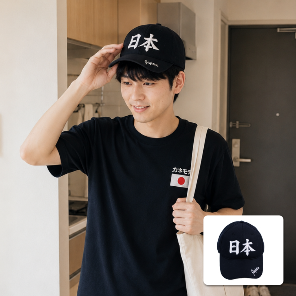 Japanese Streetwear Lifestyle Cap Black Edition |... - Gambar 5