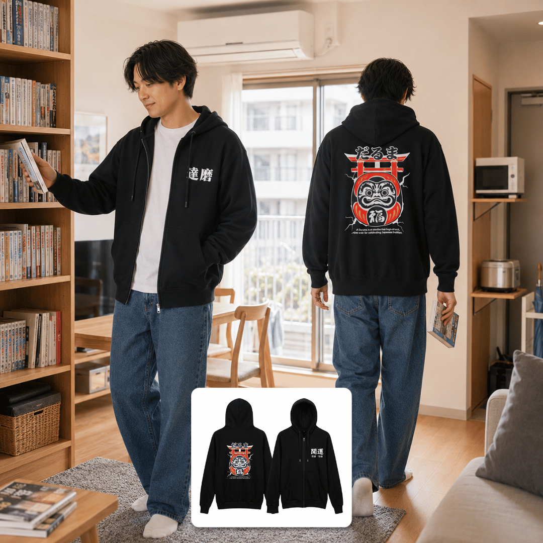 Tokyo Streetwear Zip Hoodie TOKYO JAPAN ALLSIZE &... - Gambar 6