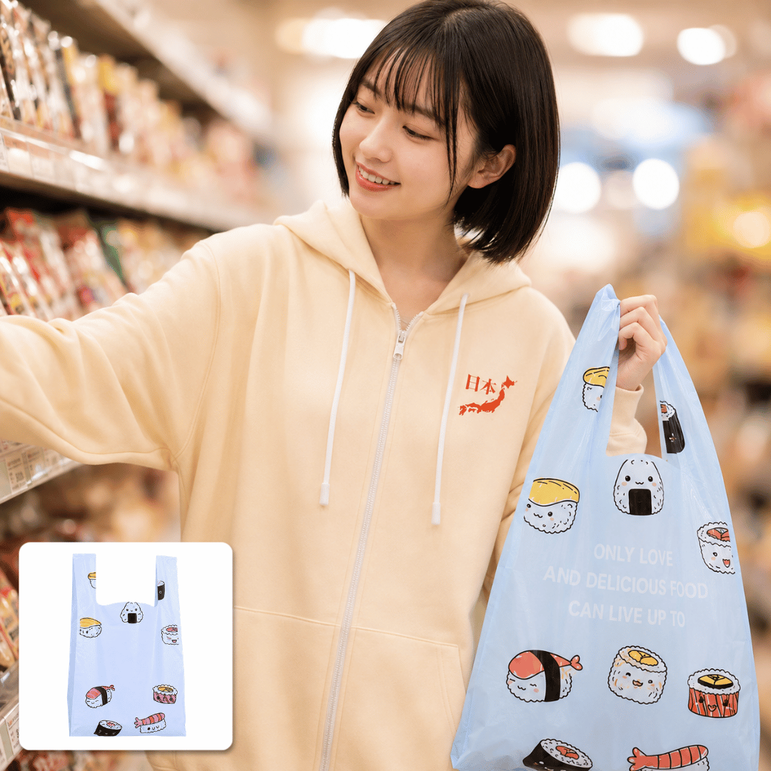Tokyo Sushi Shopping Bag Pack | Kantong Plastik Mo... - Gambar 2